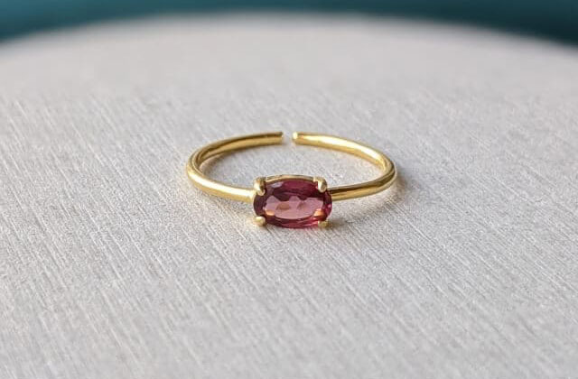 お持ちのルビーをカジュアルリングに
