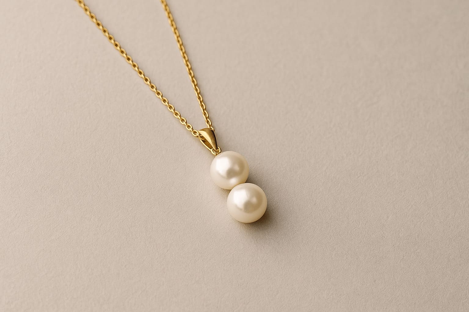 プラチナの婚約指輪を普段使いのネックレスに